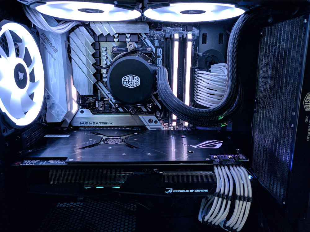 Black and White, no riser