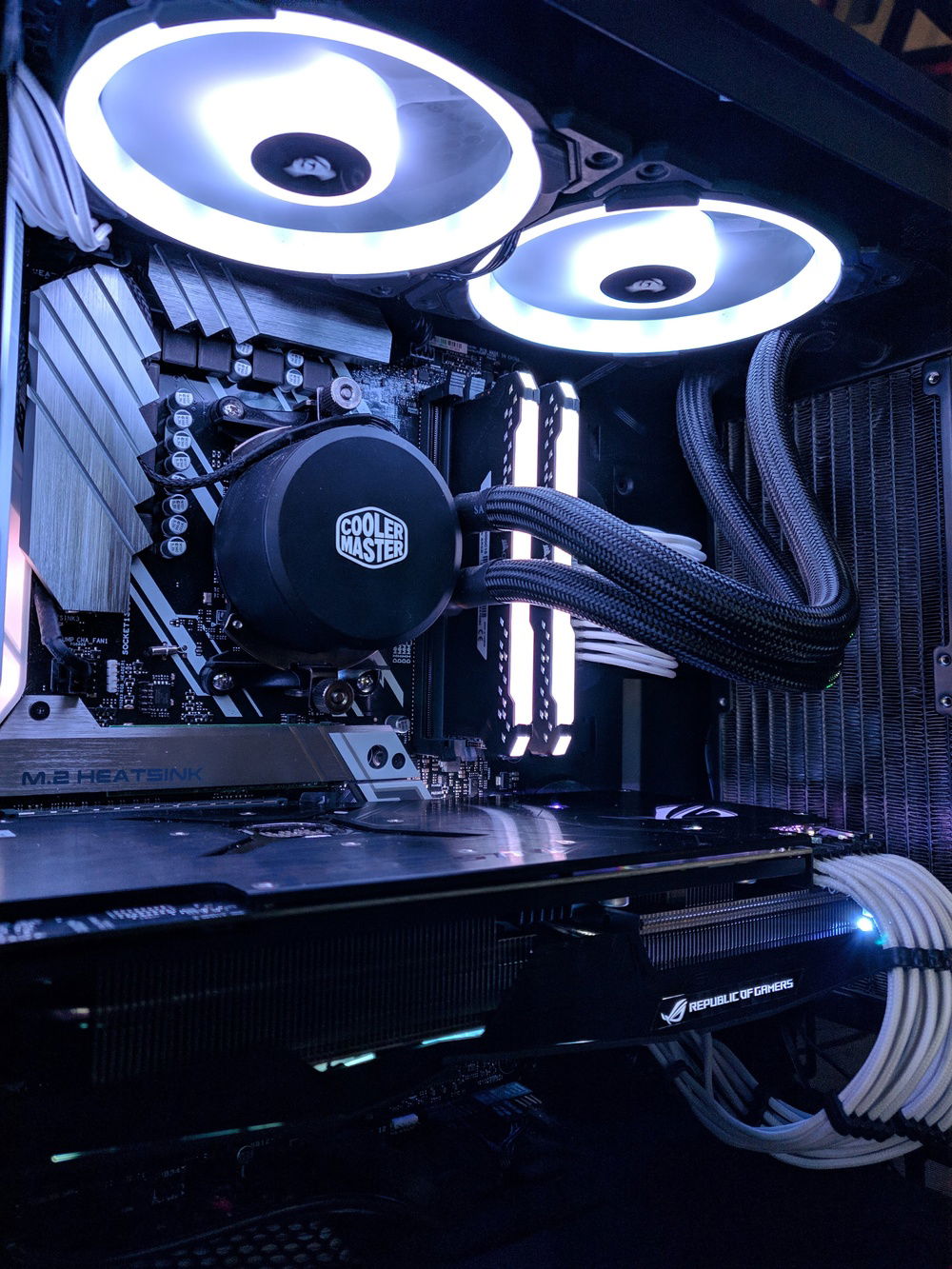 Black and White, no riser