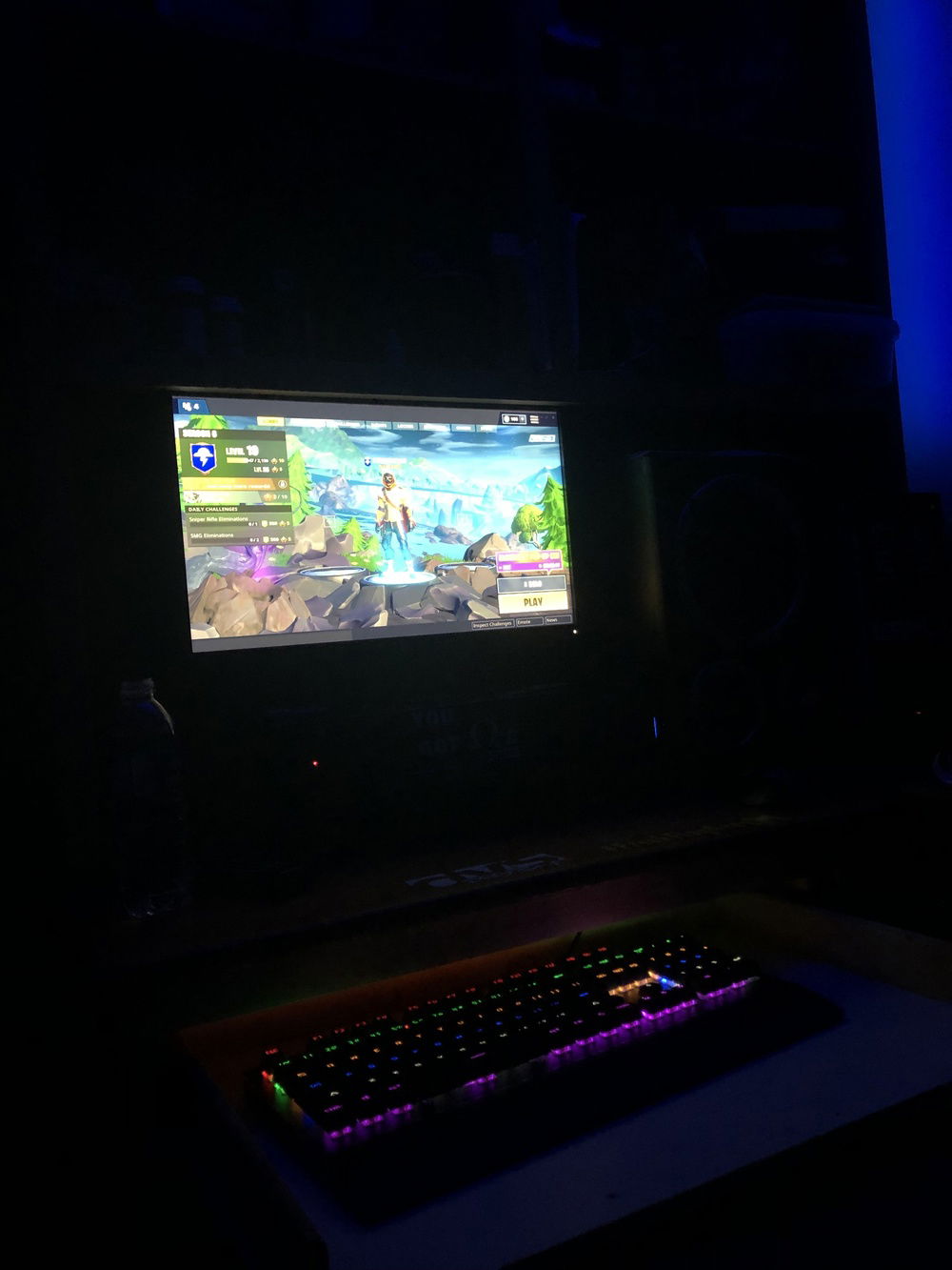 During my fortnite fetish lol