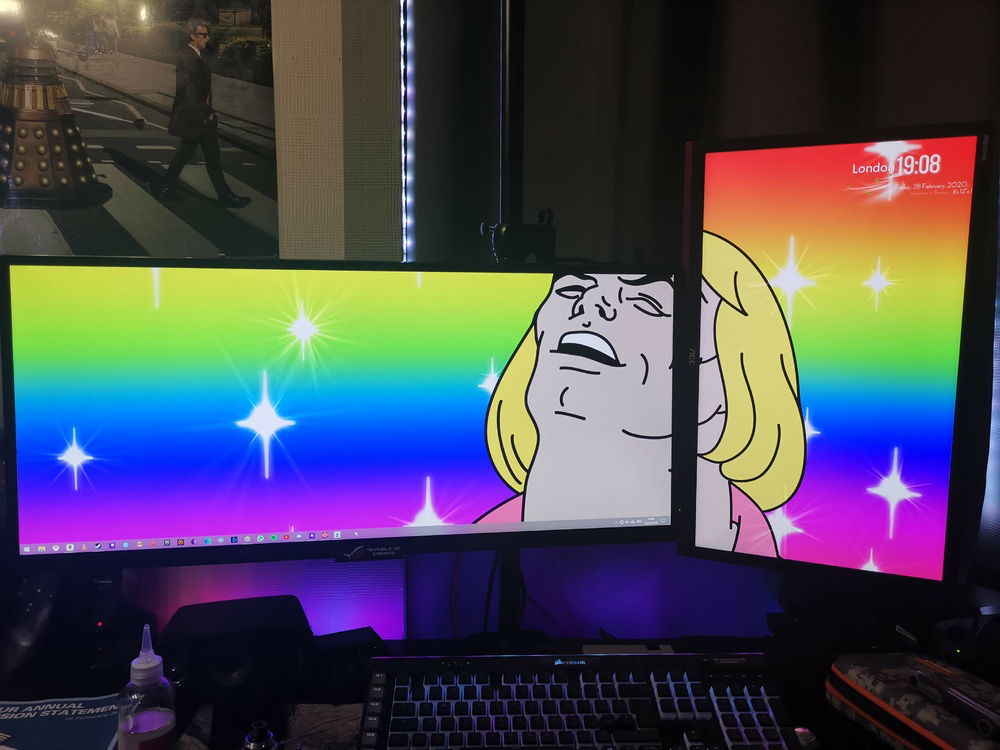 now with dual monitors