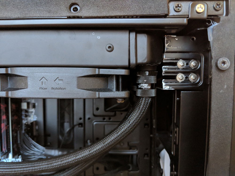 Modified fan controller and ODD cage