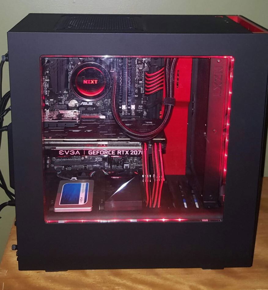 Old photo before the CPU upgrade