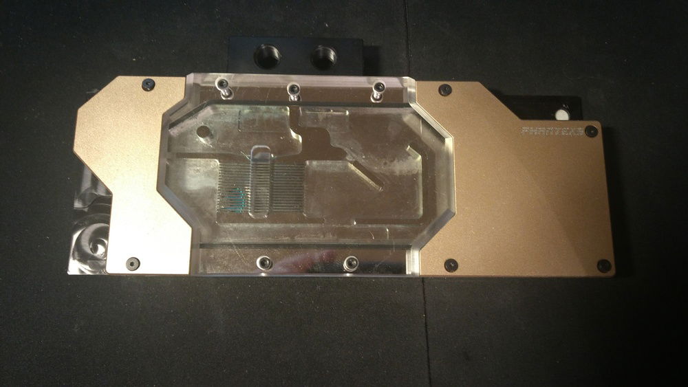 Repainted GPU block (yes, I know it's not cleaned)