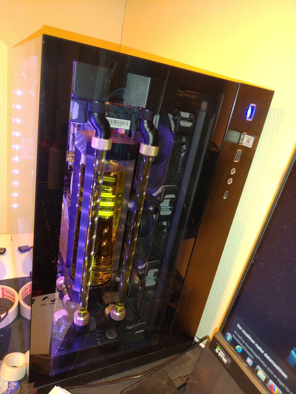 Trying different colors in preparation for a revision