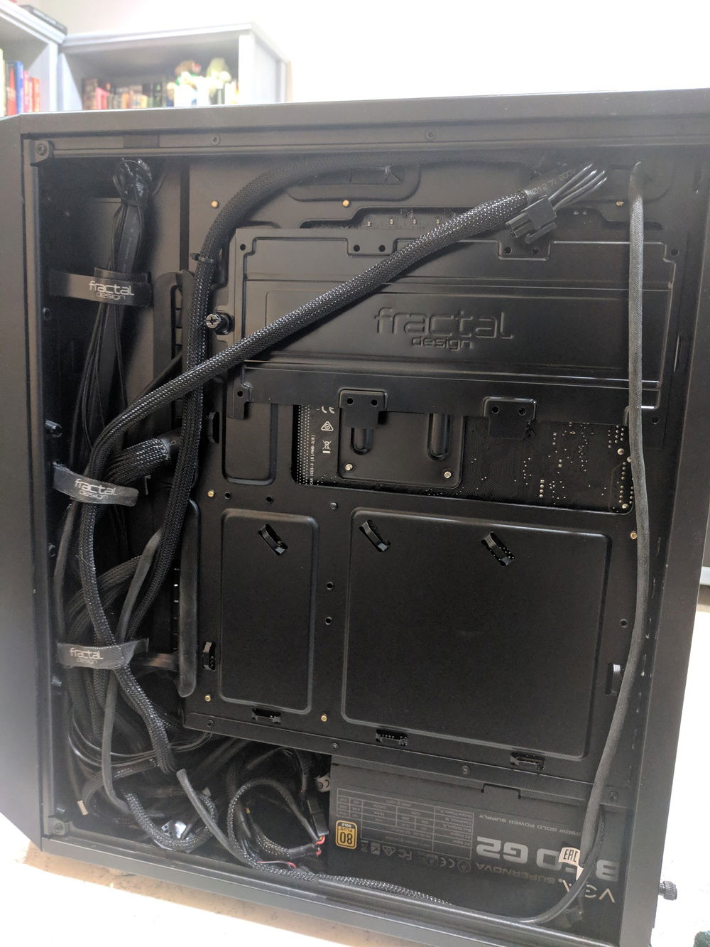 i had to hide the cables somewhere...