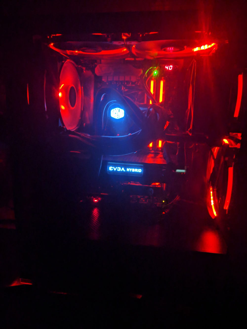 if i game in the dark she is still there to light the way!