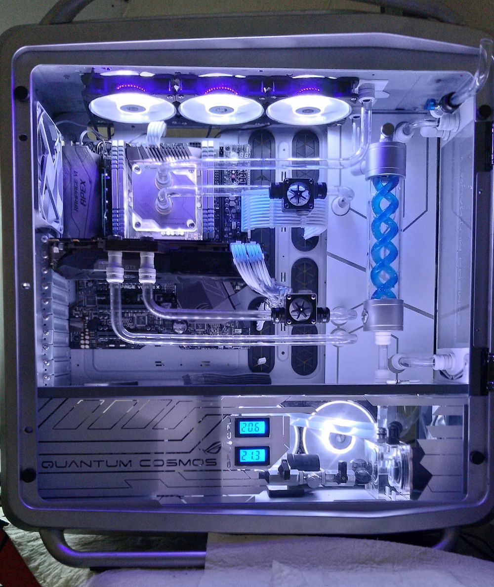 Temp sensors and final panel attached.