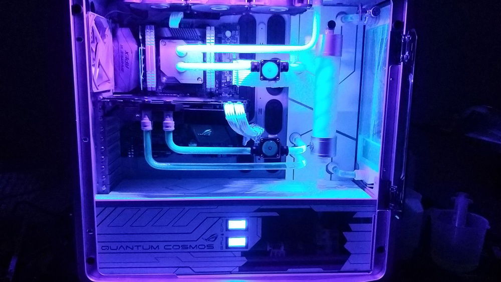 The UV effect on the case in total