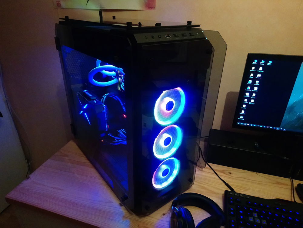 RGB fans looks "cheap" and overbright on pictures :/