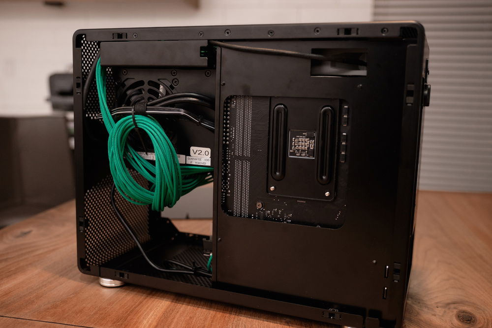 My cable management (these are some long PSU cables for a small build!)