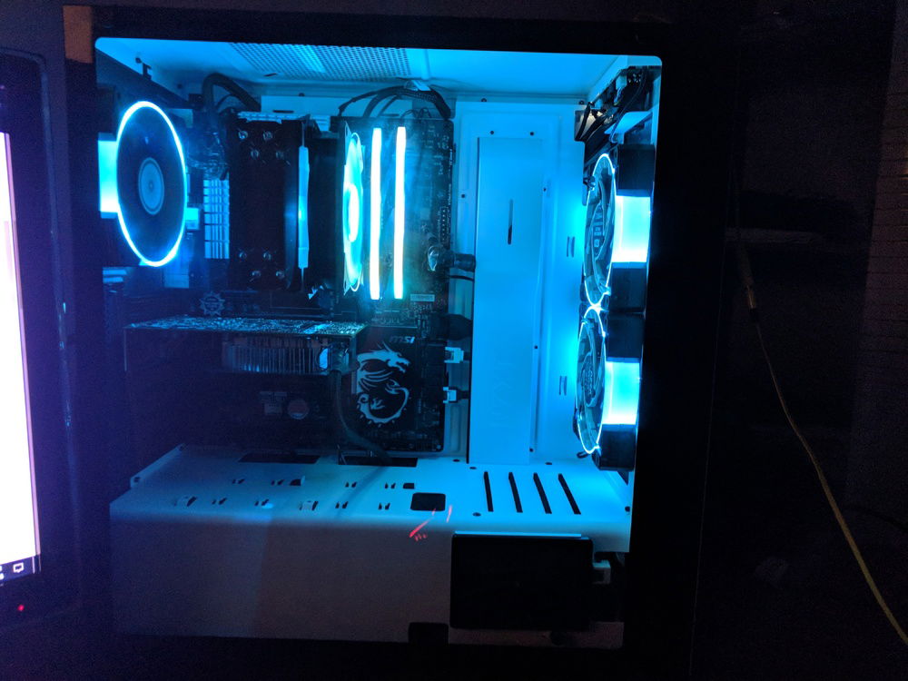 Final build. Next step would be to change that GPU.