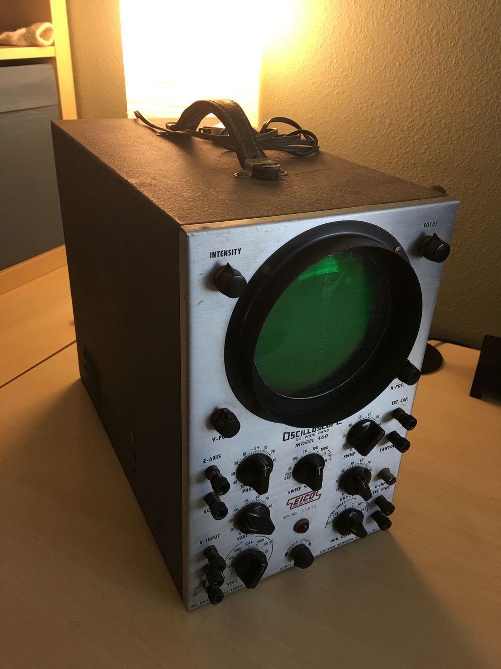 Original late 1950's Oscilloscope, before modding began