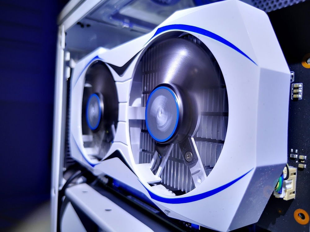 Asus GTX 1050ti Dual Closeup