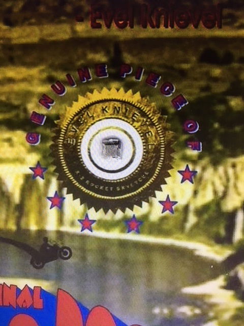 Actual piece if the X2 Rocket (Memorabilia)