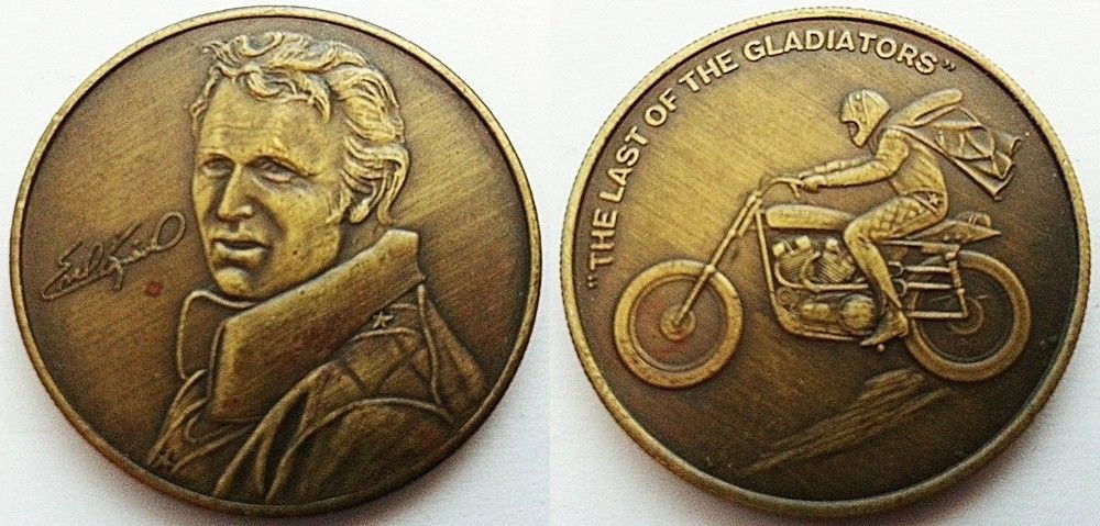 Coin made and sold exclusively for the 1974 Snake River Jump Event.
