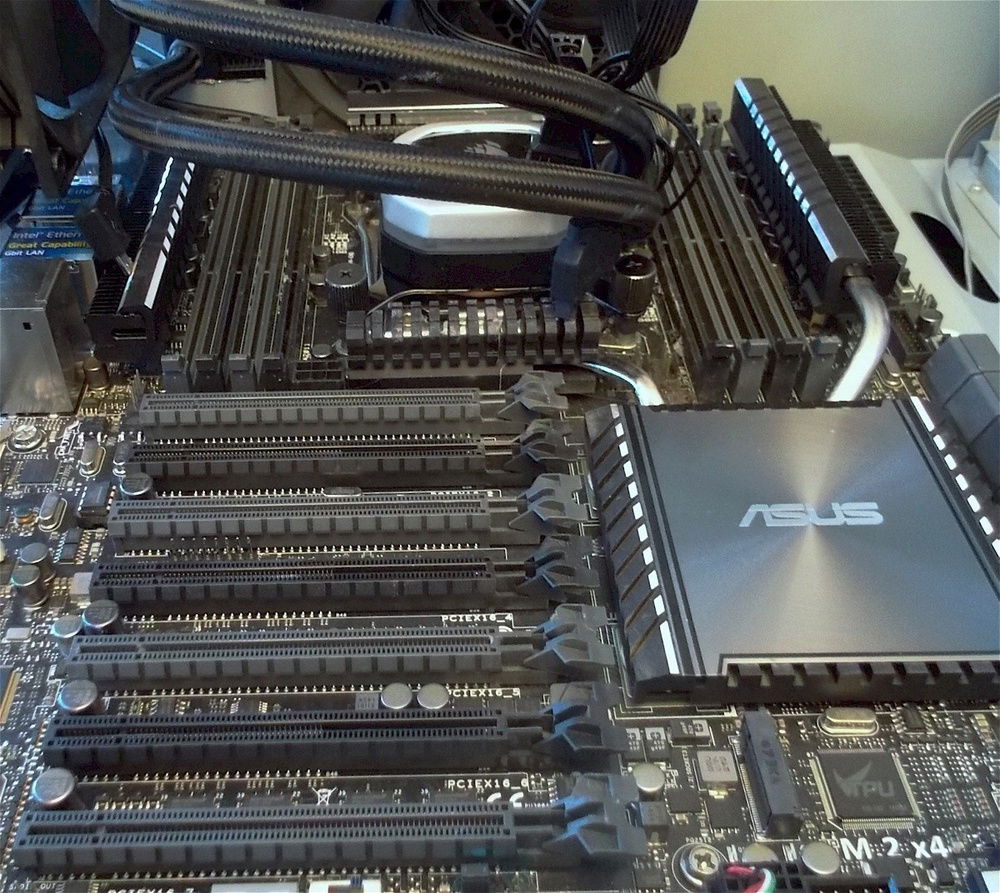 The Asus X99 E-WS workstation motherboard