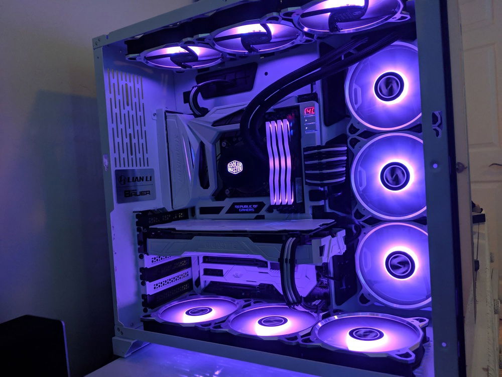 Moved the radiator and added in the final 3 Bora Lite Fans. (Old photo)