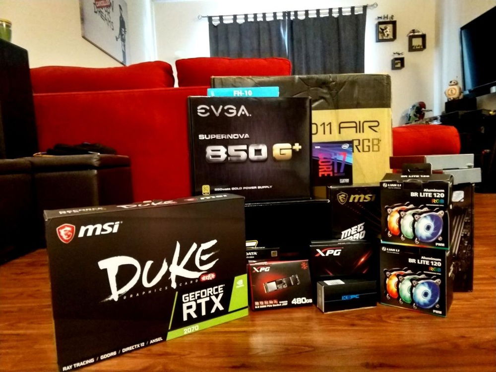 Right before building.