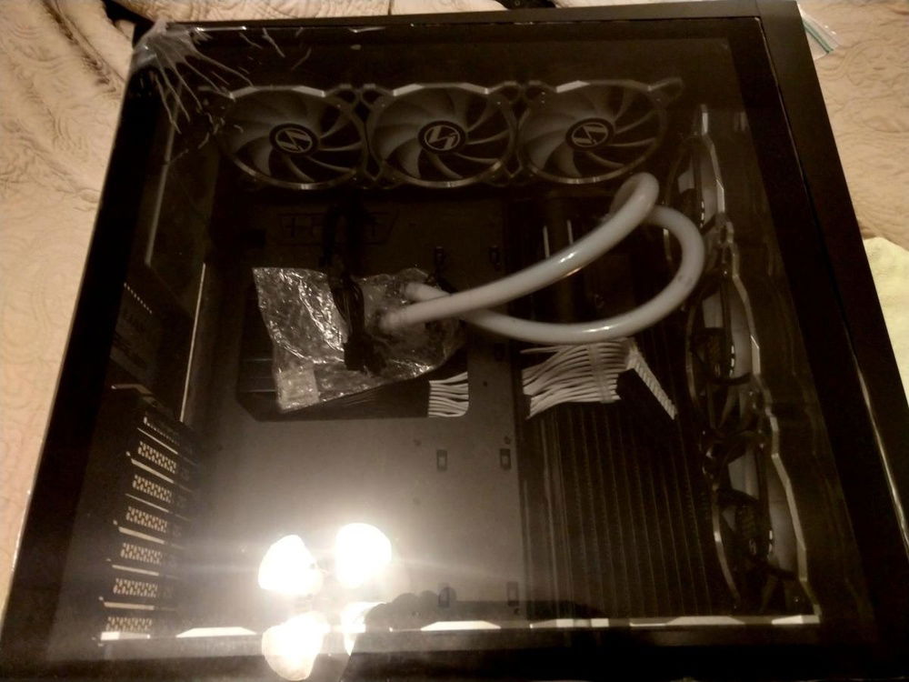 I wired up everything but the actual computing components first.