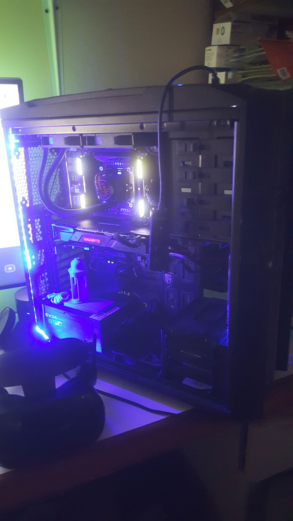 side angle. I leave it open most of the time as I am always tinkering.