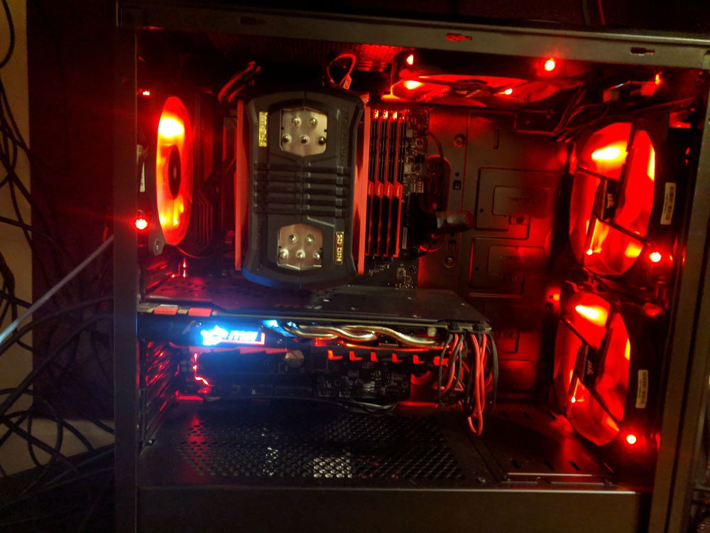 Inside side panel off.