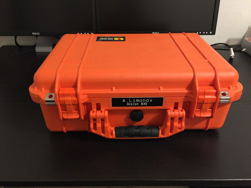 This is where the B35 lives during its many travels