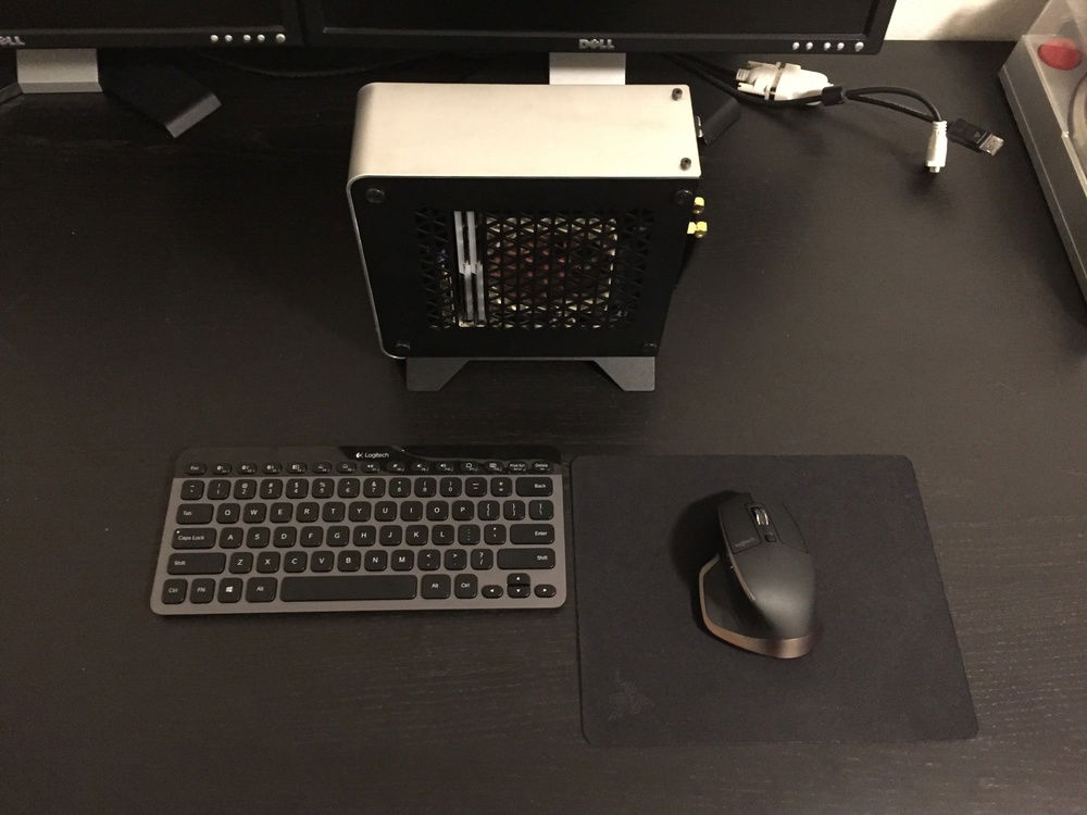 Makes for a clean professional-looking setup