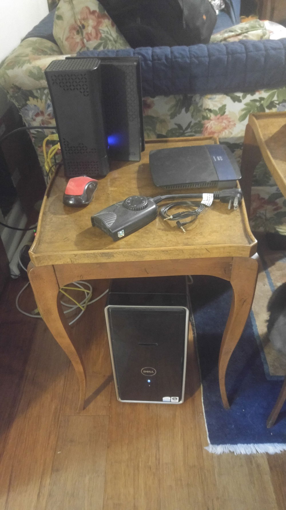 This is where he sits.