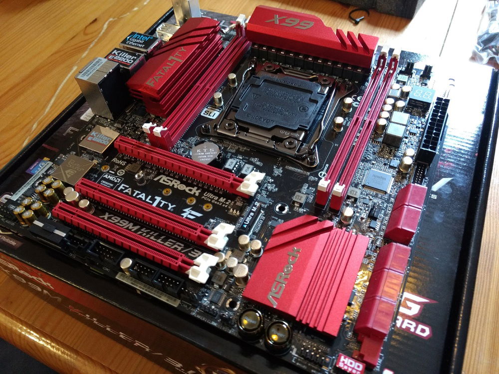 A very simple, yet elegant mATX board.