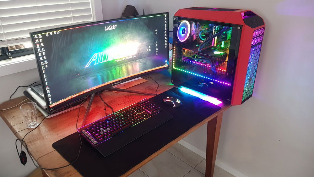 My Setup all together while on the move.