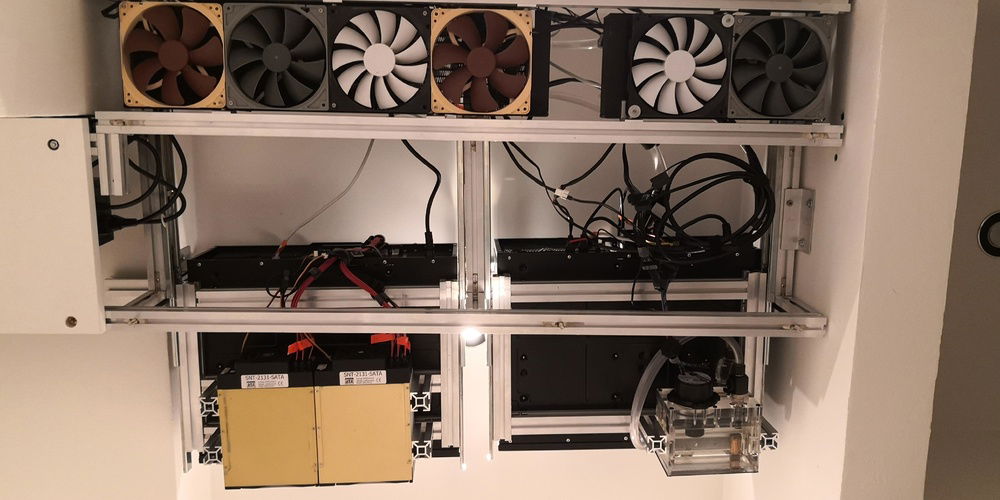 Shows how far the slides go