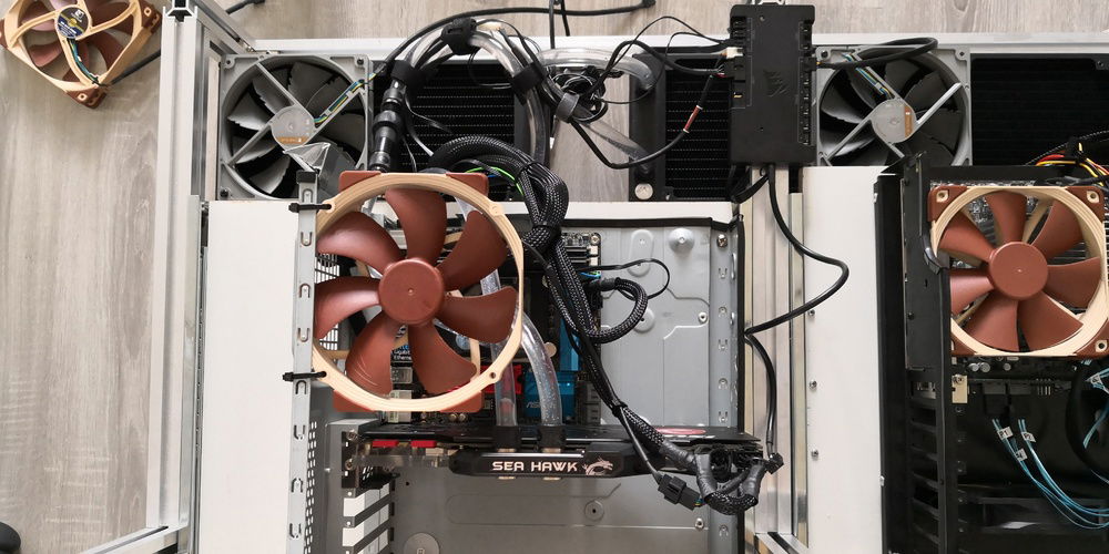 Socket area coolers in place.