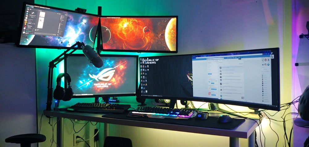 Mk. 2 setup ver2 please don't mind the cables im on it :)