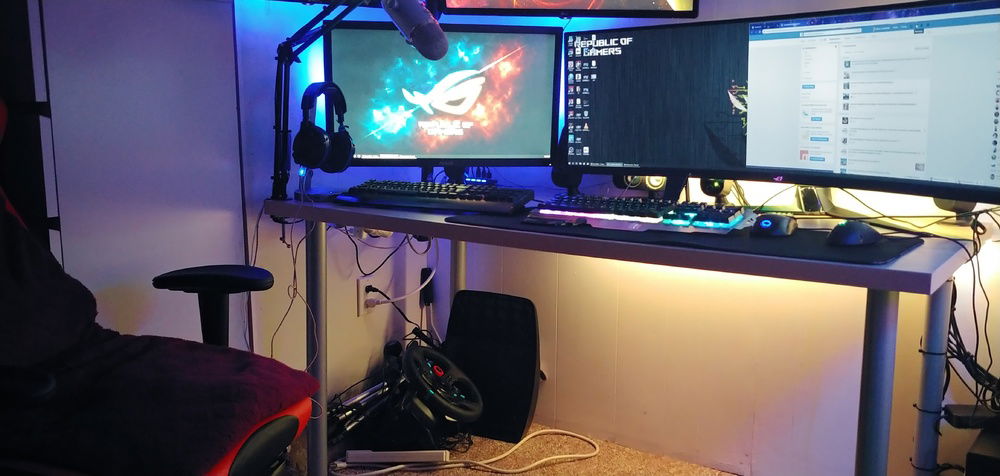 Mk. 2 setup ver2 please don't mind the cables im on it :)
