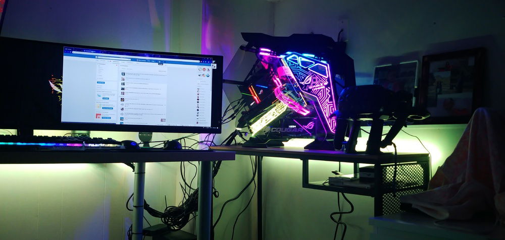 Mk. 2 setup ver2 please don't mind the cables im on it :)