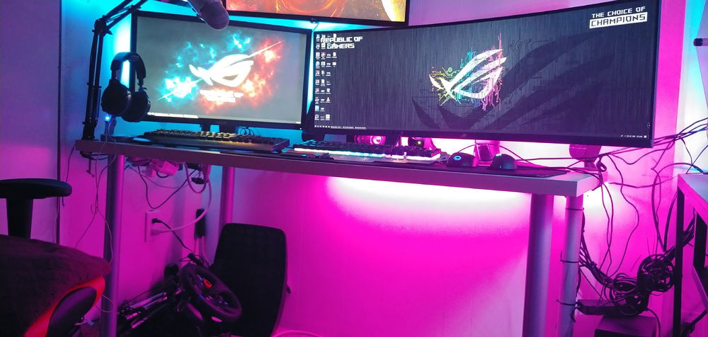 Mk. 2 setup ver2 please don't mind the cables im on it :)