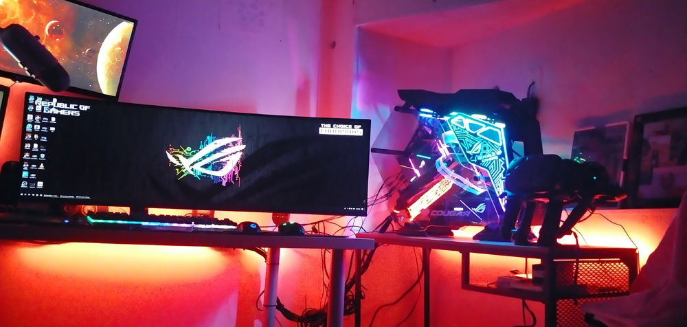 Mk. 2 setup ver2 please don't mind the cables im on it :)