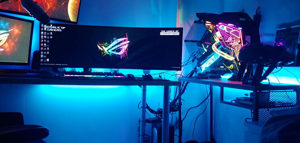 Mk. 2 setup ver2 please don't mind the cables im on it :)