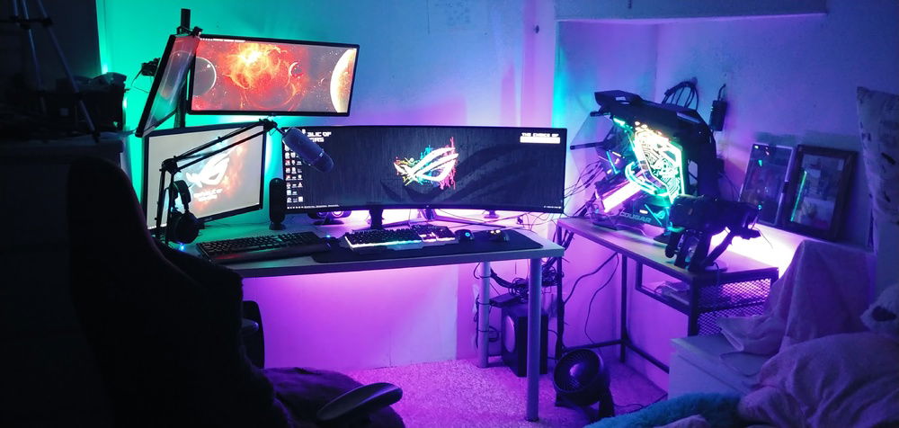 Mk. 2 setup ver2 please don't mind the cables im on it :)