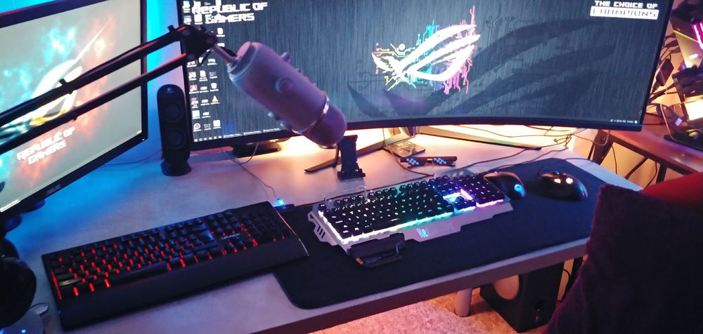 Mk. 2 setup ver2 please don't mind the cables im on it :)