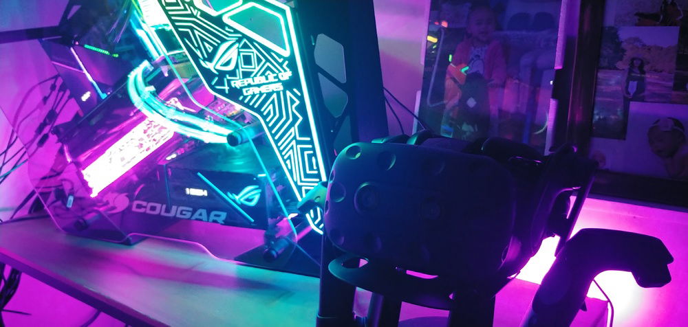 Mk. 2 setup ver2 please don't mind the cables im on it :)