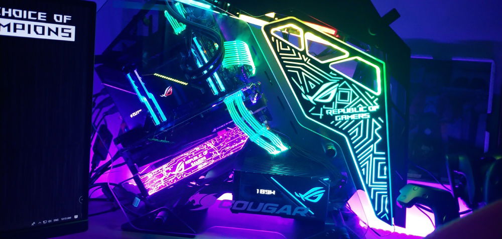 Mk. 2 setup ver2 please don't mind the cables im on it :)