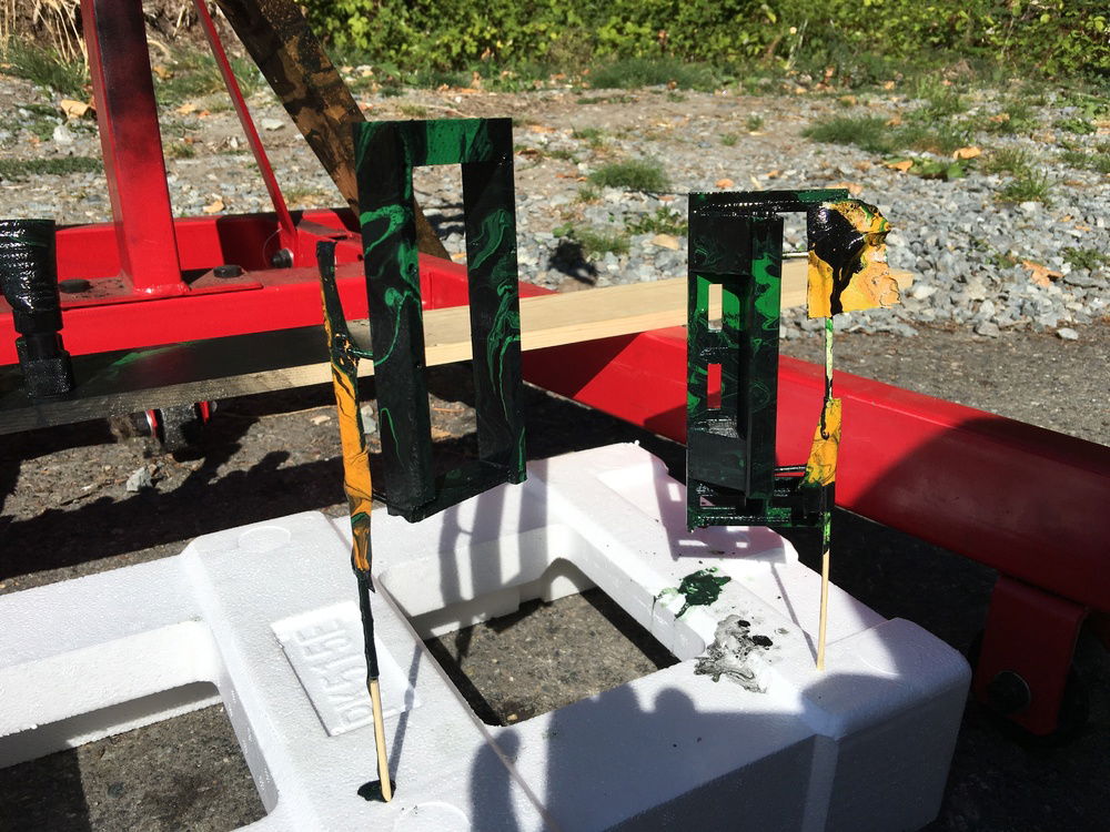 Back Plate Hydro Dip