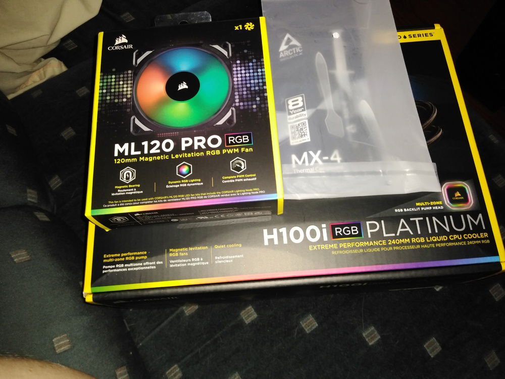 New thermal paste, cooler and some fans