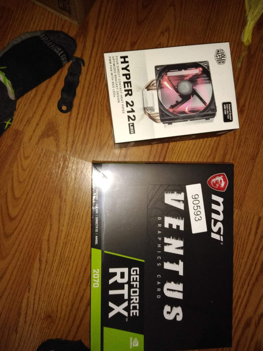 My replacement GPU and air cooler