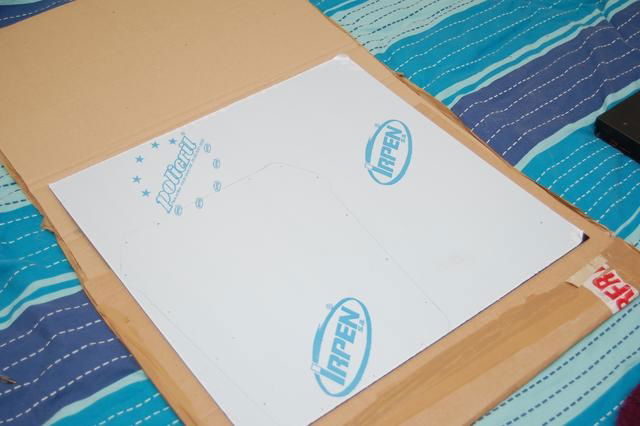 Tinted acrylic panel to replace the broken factory one.