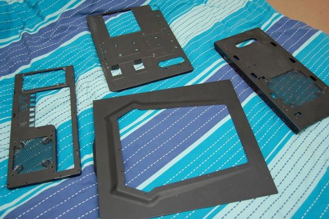 Most of the paint removed.