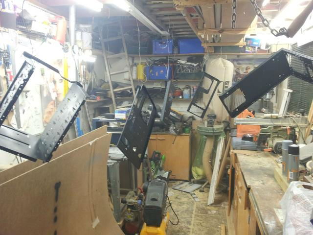 Matte black applied.