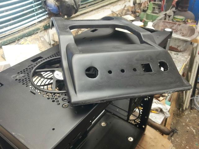 Integrating the Akasa Fan Control Jr into the front panel