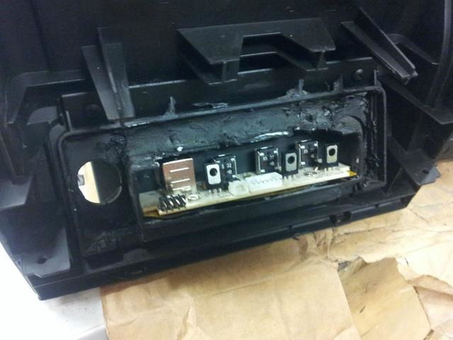 Fan controller installed.